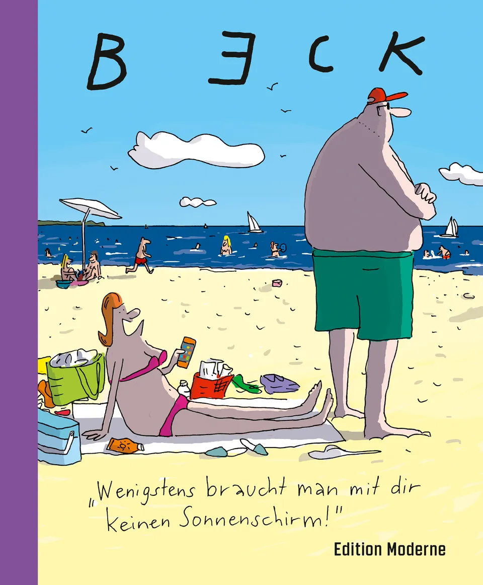 edition-moderne-beck-sonnenschirm-cartoon-buch-humor image 1