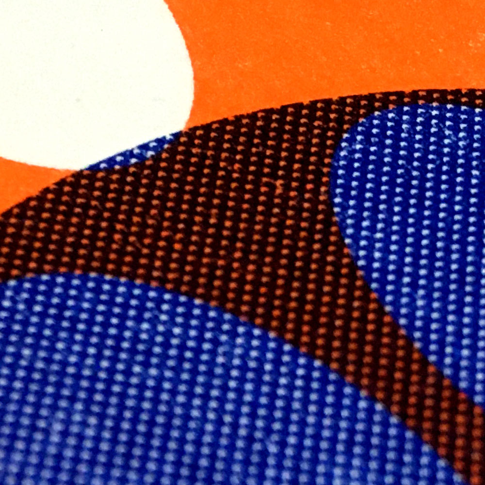 slanted-typo-ping-pong-1-riso-print-poster-misprint-unikat image 3