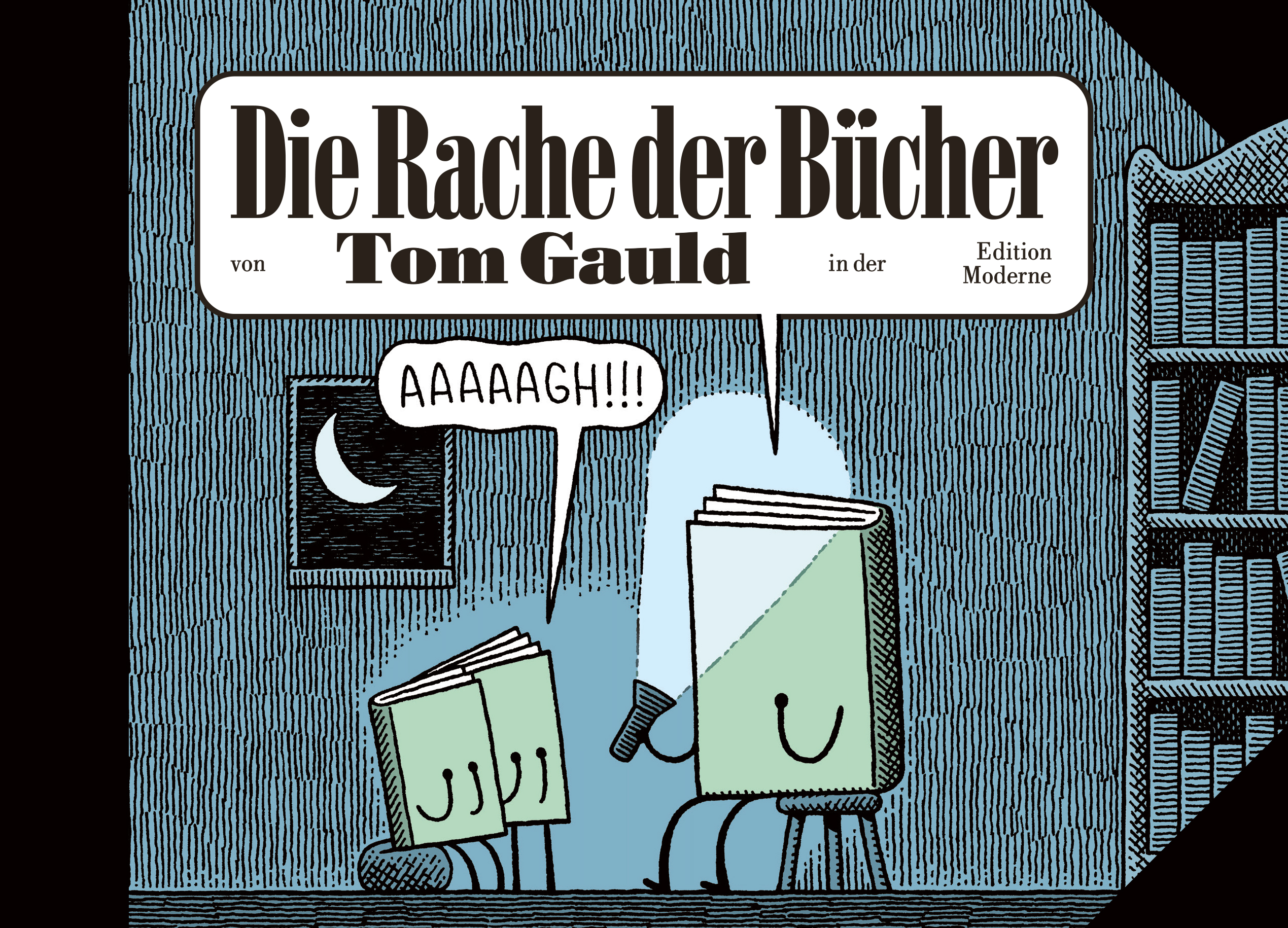 edition-moderne-die-rache-der-b-cher-comic-tom-gauld image 1