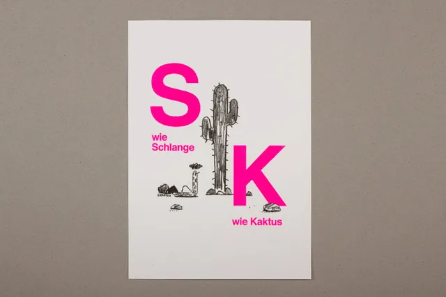 slanted-helvetica-illustrated-riso-print-kunstdruck-pascal-staub image 1