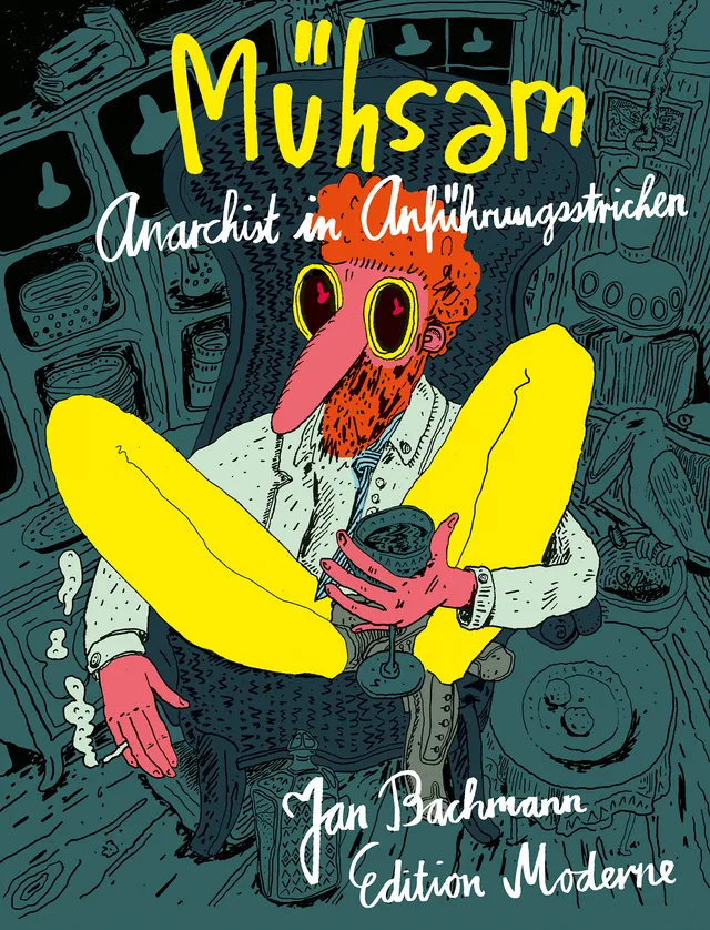 edition-moderne-m-hsam-anarchist-biografie-comic-buch image 1