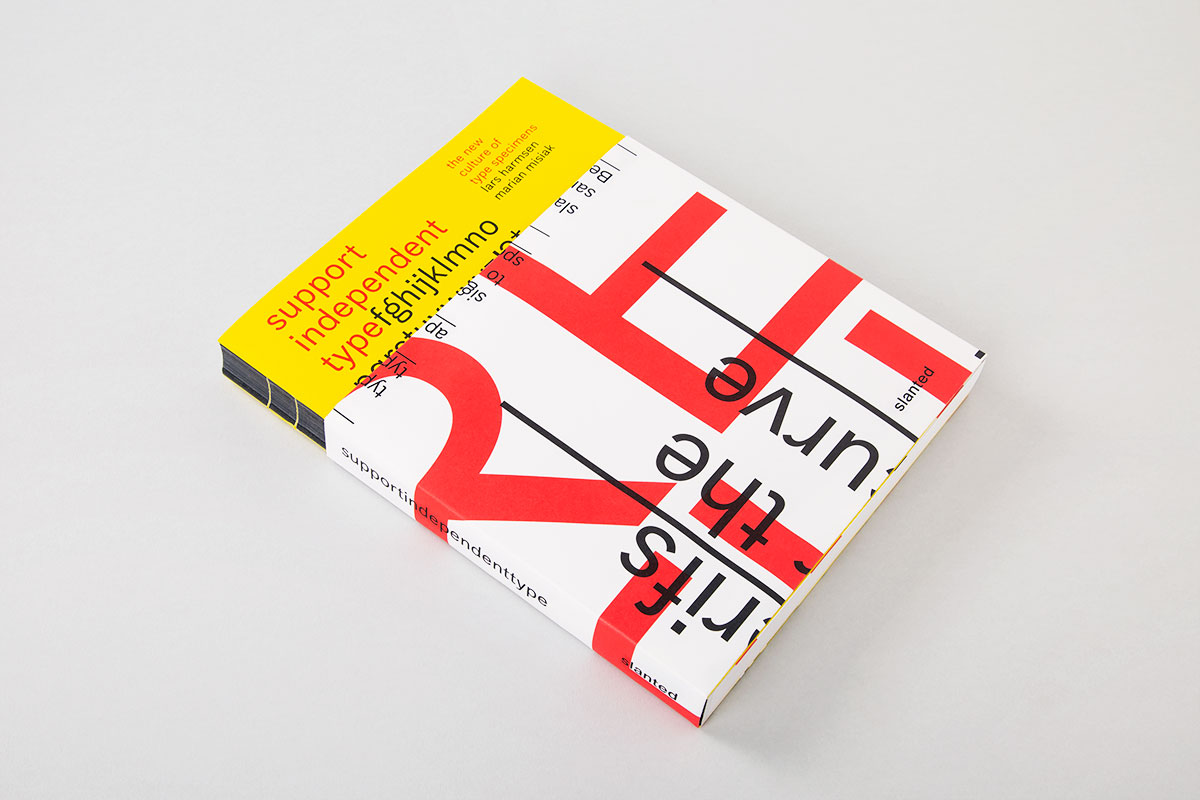 slanted-support-independent-type-buch-schriftmuster-specimen image 1