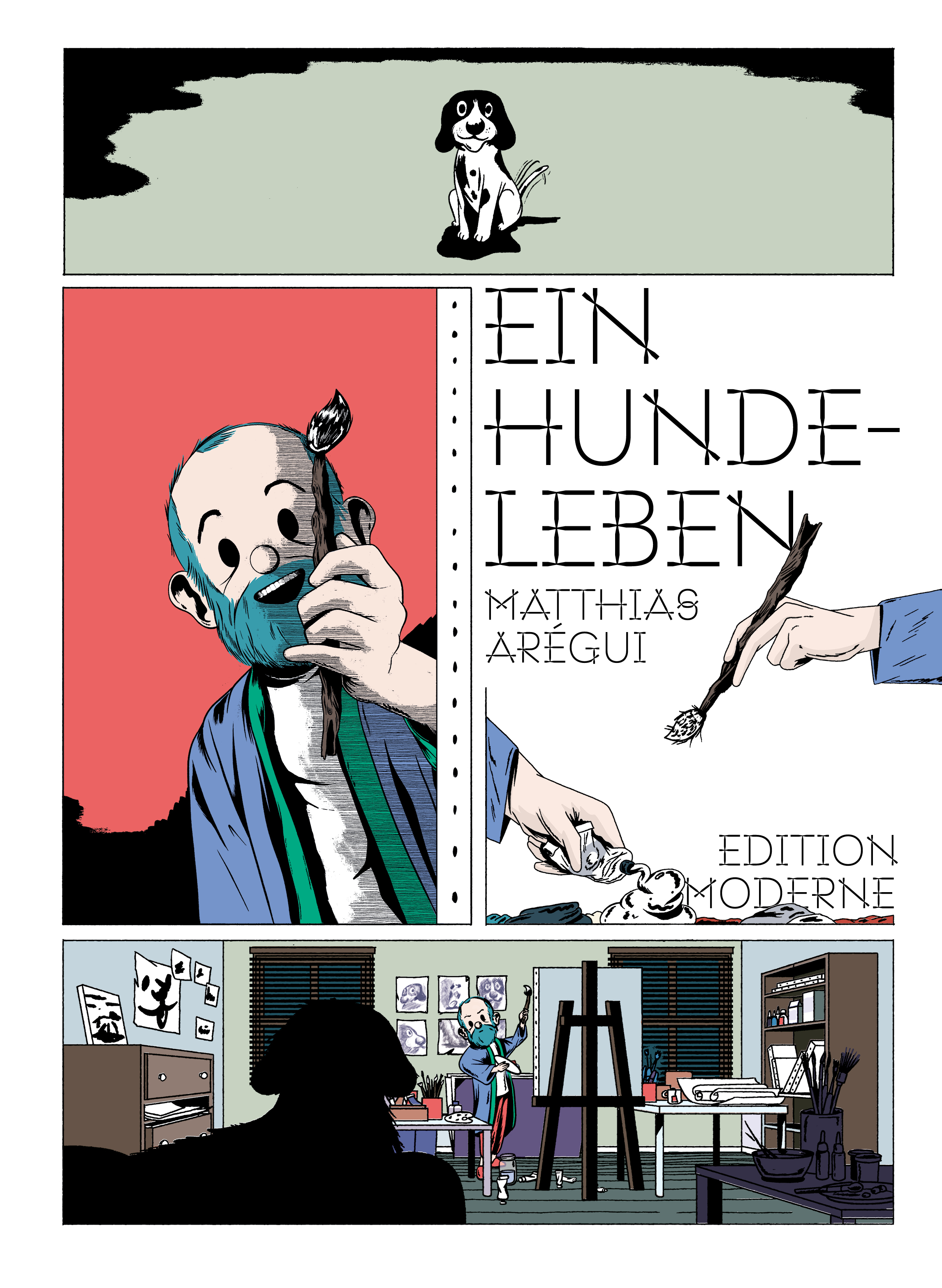 edition-moderne-b-cher-ein-hundeleben-comic-von-ar-gui-hund image 1