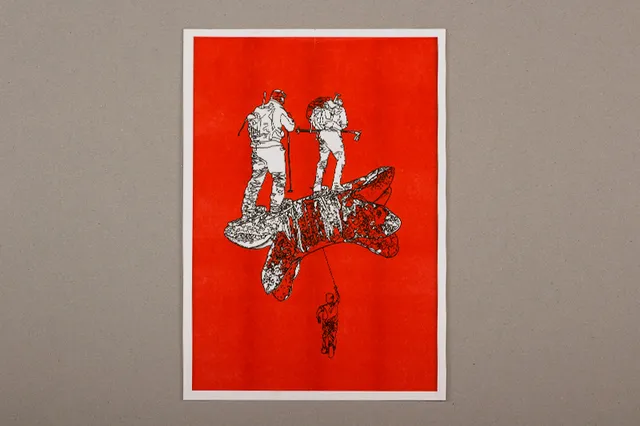 slanted-art-prints-helvetica-grossert-riso-kunstdruck image 1