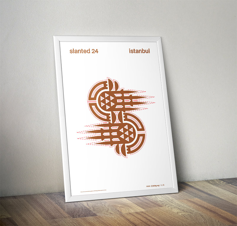 slanted-poster-istanbul-kunstdruck-design-stadtmotiv image 1