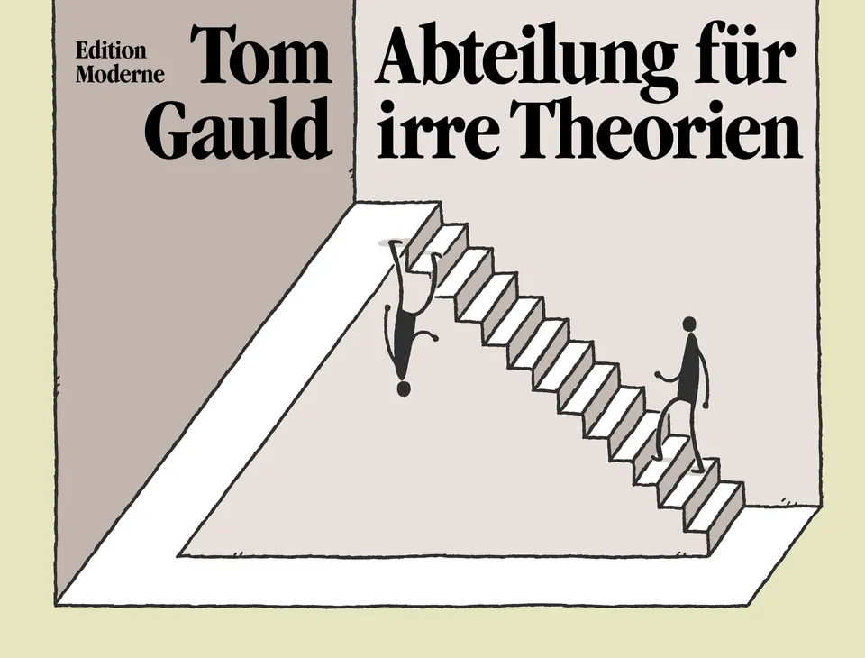 edition-moderne-abteilung-f-r-irre-theorien-cartoon-buch-humor image 1