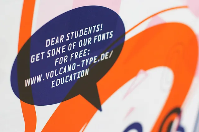 slanted-art-prints-volcanotype-education-font-poster-1 image 1