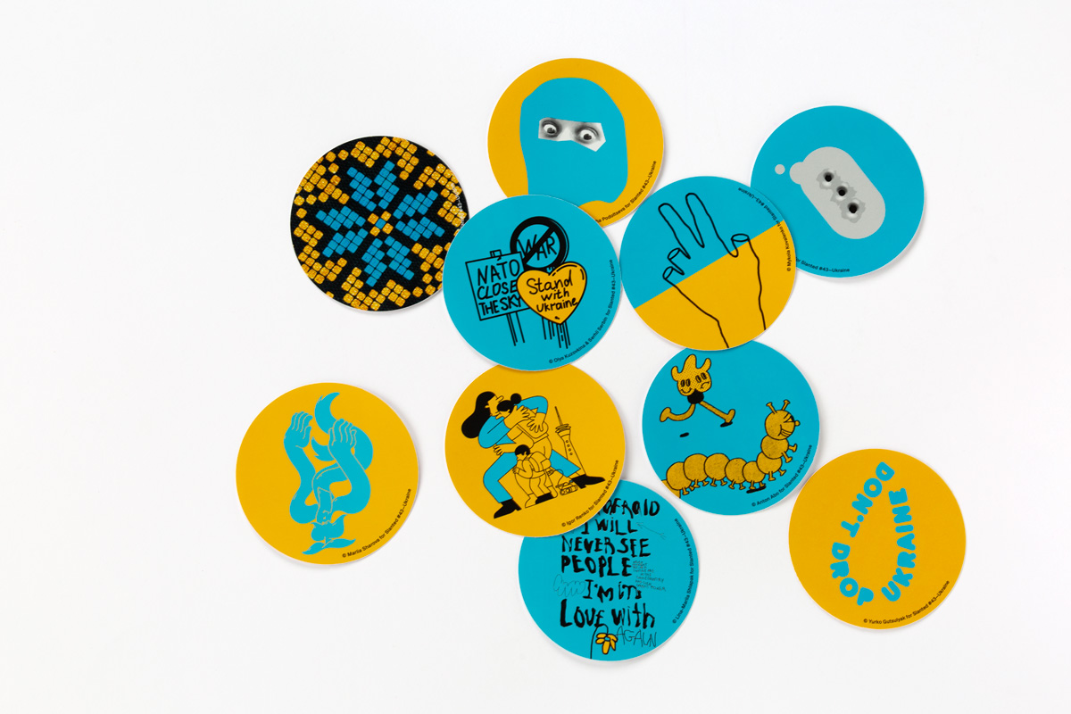 slanted-magazine-43-ukraine-sticker-set-magazin-design image 7