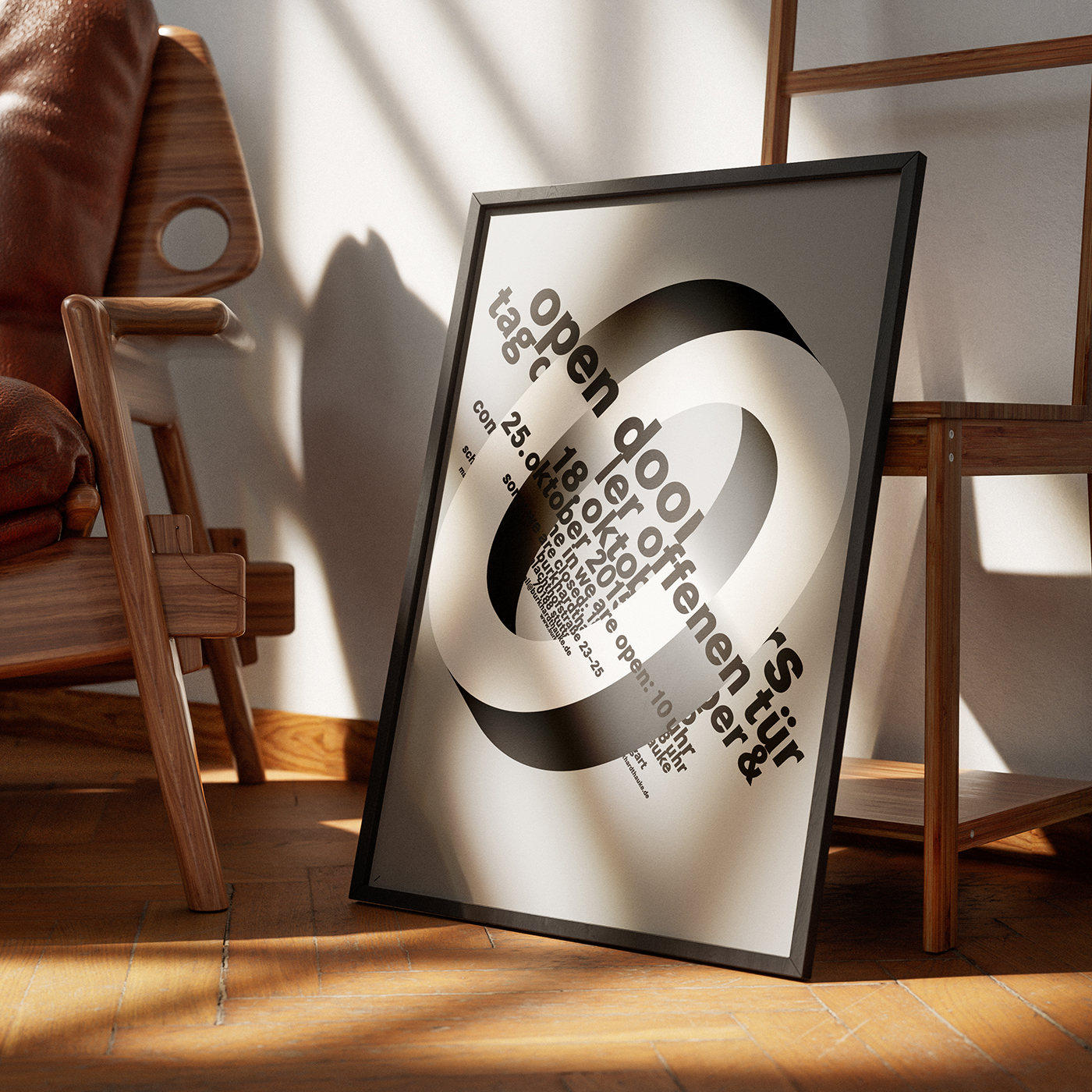 slanted-open-doors-poster-kunstdruck image 2
