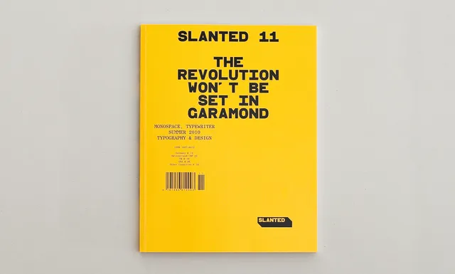 slanted-11-monospace-typewriter-magazin-schrift-retro image 1