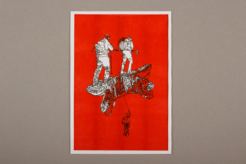 slanted-art-prints-helvetica-grossert-riso-kunstdruck image 1