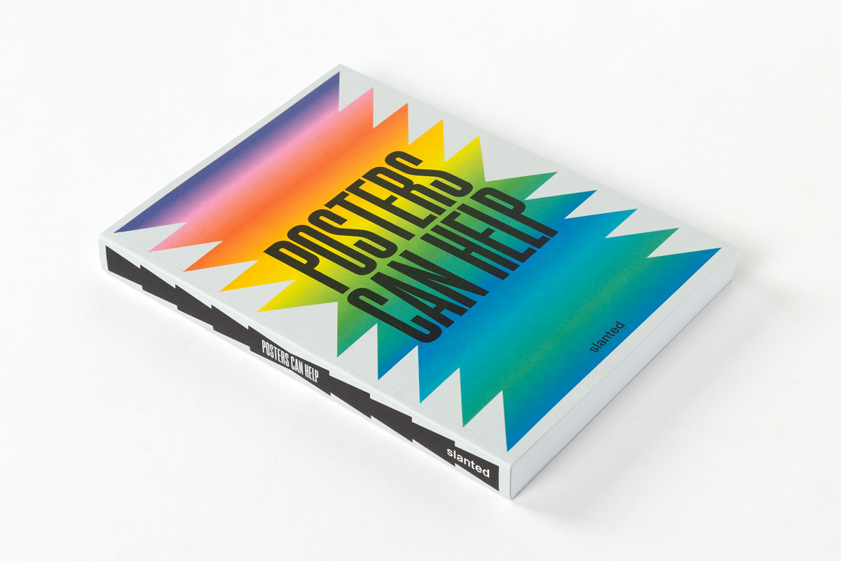 slanted-books-posters-can-help-buch-plakatdesign image 1