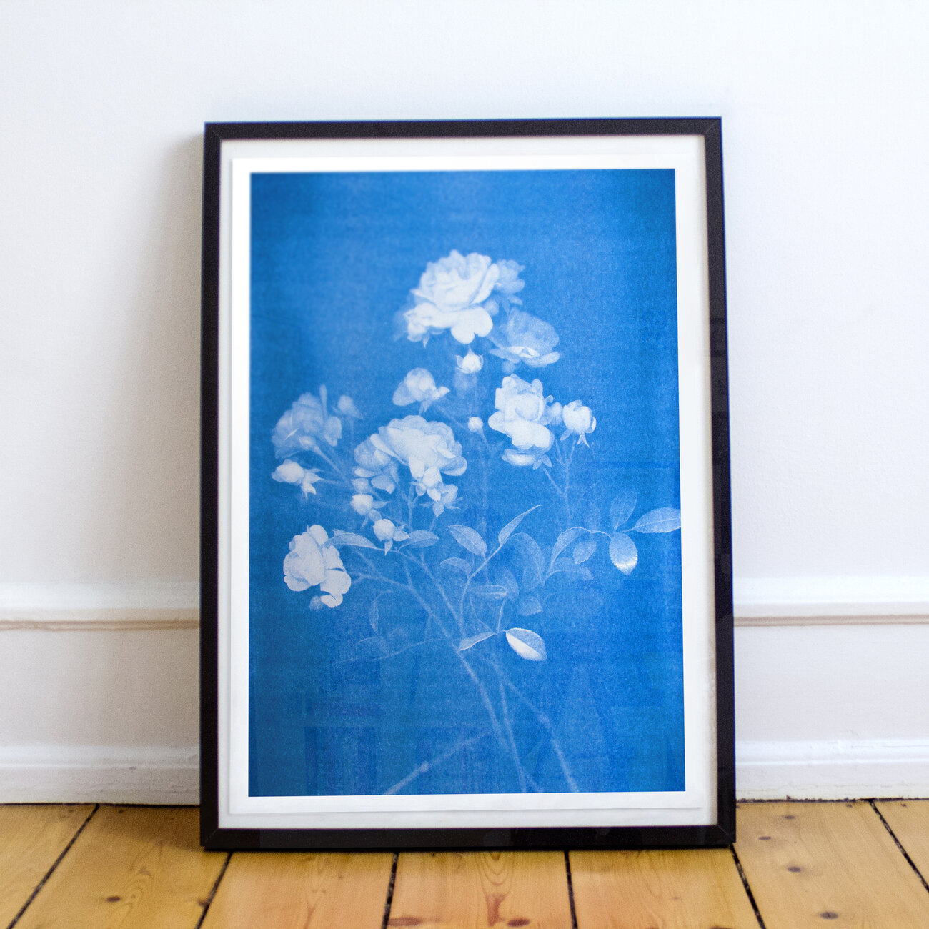 slanted-artprint-rose-kunstdruck-risograph-print image 1