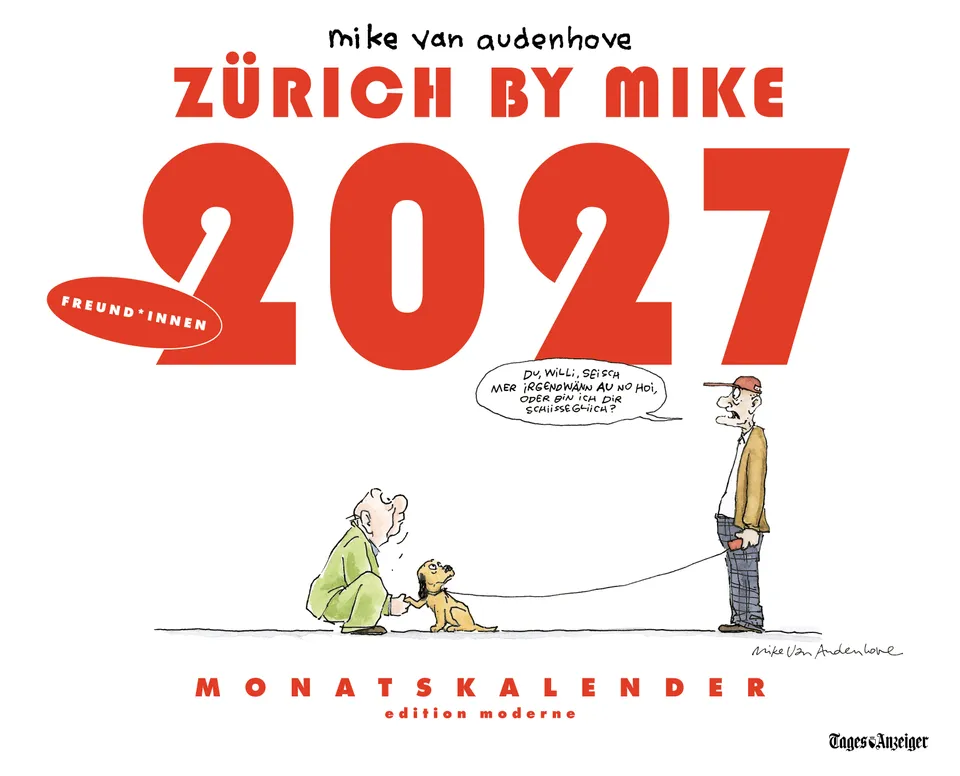 edition-moderne-z-rich-by-mike-monatskalender-2027-freundschaft image 1