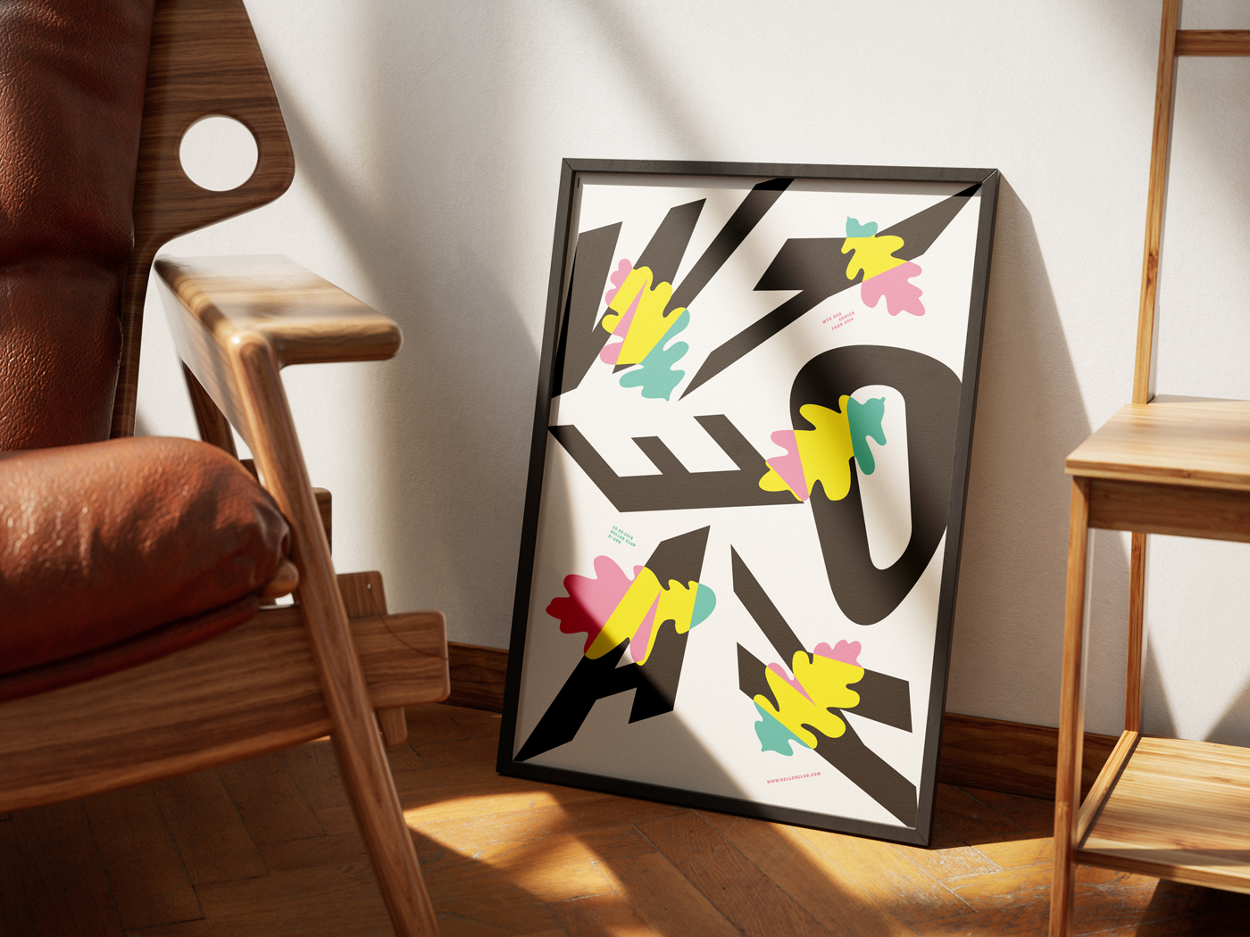 slanted-poster-wye-oak-kunstdruck-grafikdesign image 2