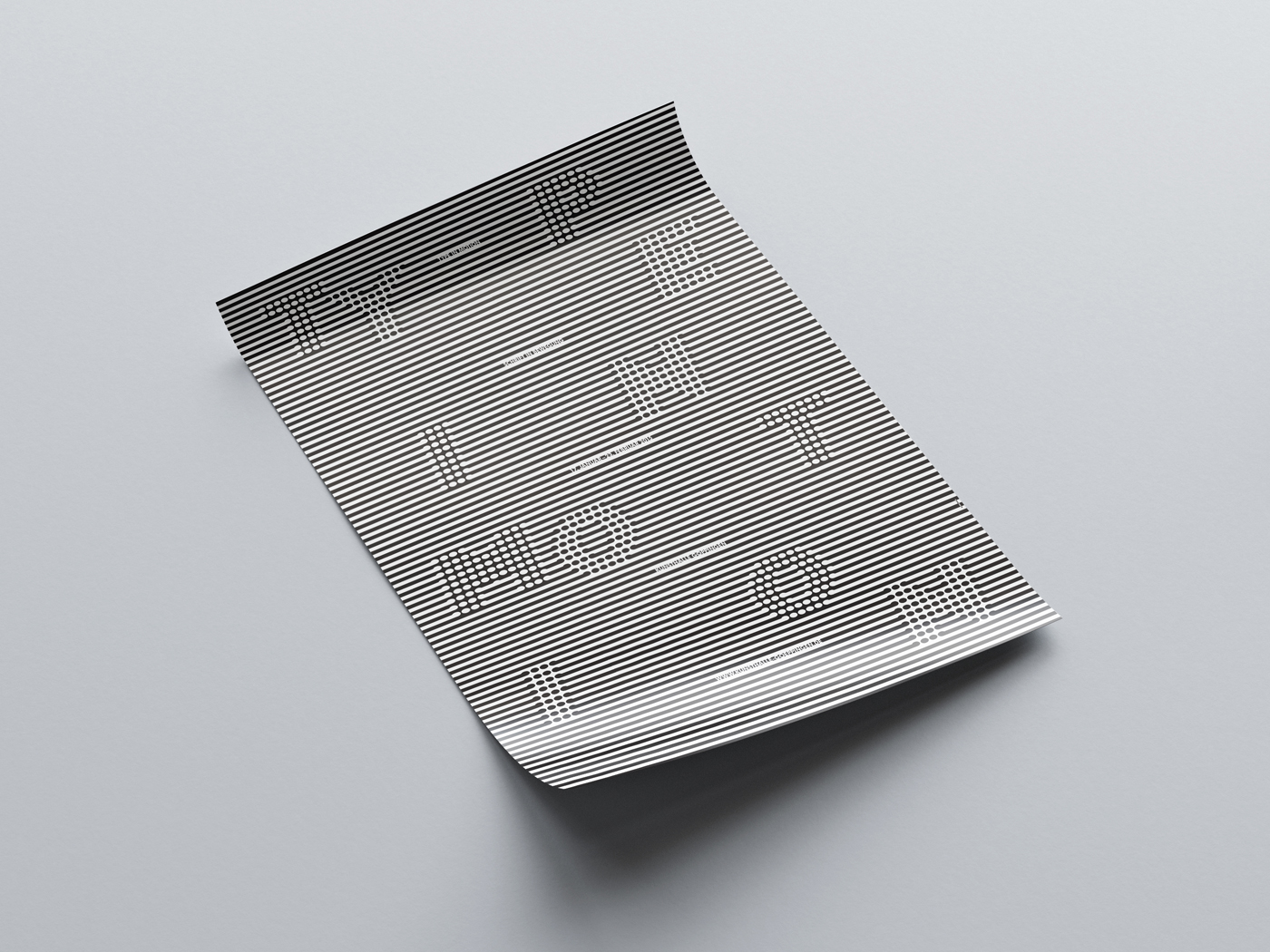 slanted-type-in-motion-poster-kunstdruck-typografie image 2