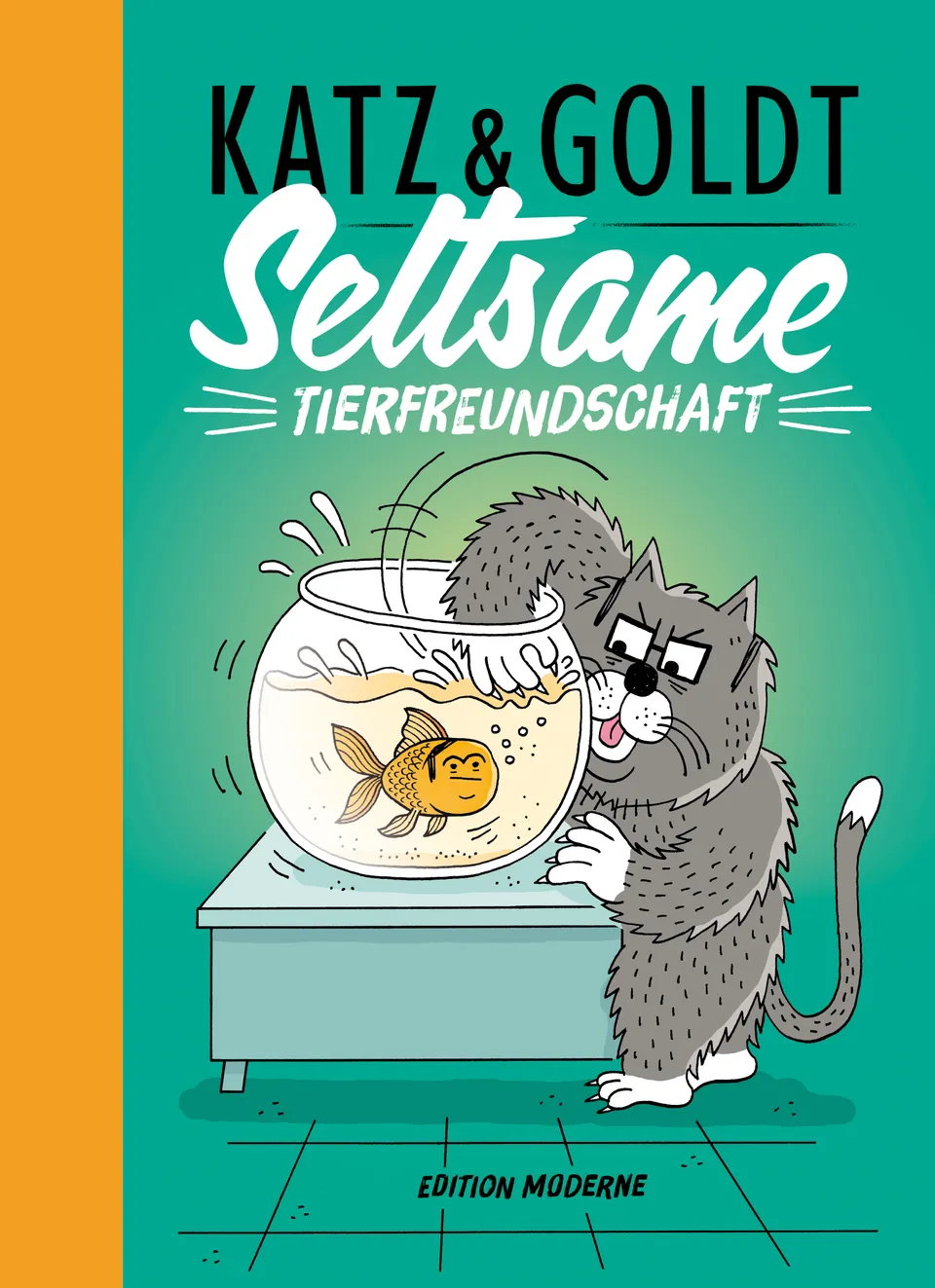 edition-moderne-seltsame-tierfreundschaft-comicband-katz-goldt-humor image 1