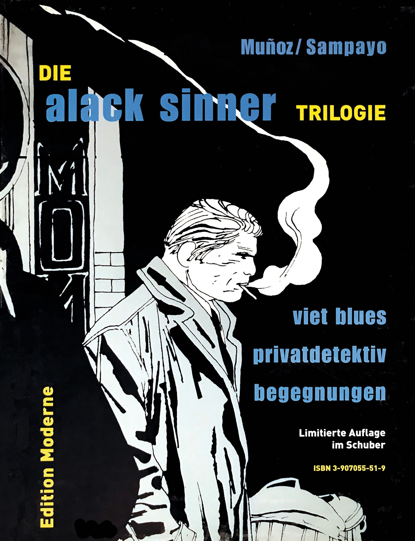 edition-moderne-alack-sinner-trilogie-krimi-comic-buch image 1