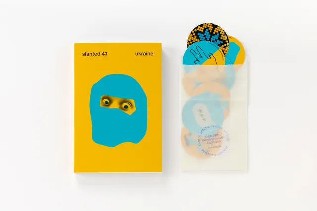 slanted-magazine-43-ukraine-sticker-set-magazin-design image 1