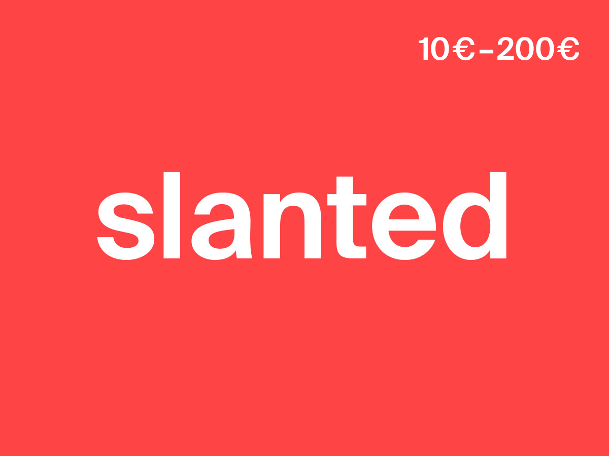 slanted-magazines-gift-card-geschenkgutschein-25-euro image 1