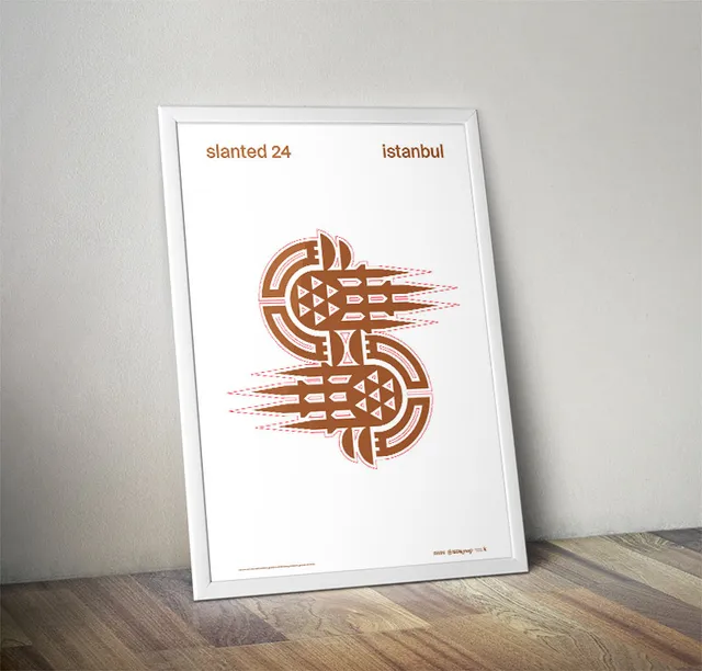 slanted-poster-istanbul-kunstdruck-design-stadtmotiv image 1