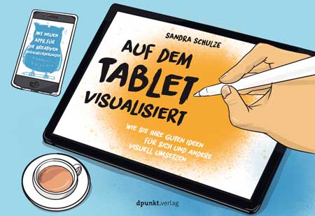 dpunkt-auf-dem-tablet-visualisiert-buch-sketchnotes-apps image 1