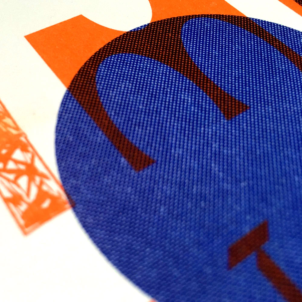 slanted-typo-ping-pong-1-riso-print-poster-misprint-unikat image 2