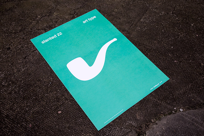 slanted-art-type-poster-kunstdruck-typografie-schrift image 2