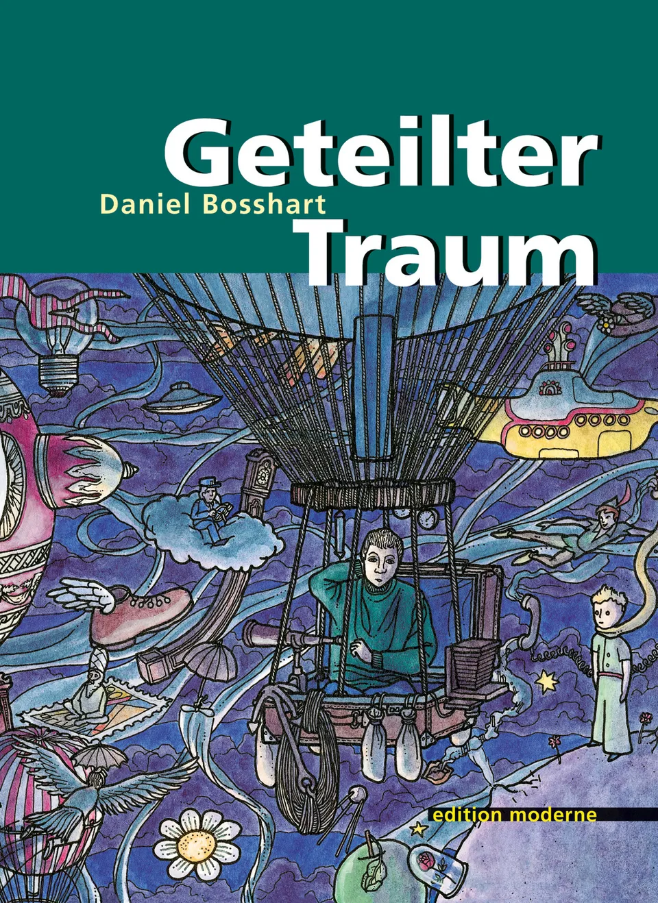edition-moderne-geteilter-traum-buch-wortloser-comic image 1