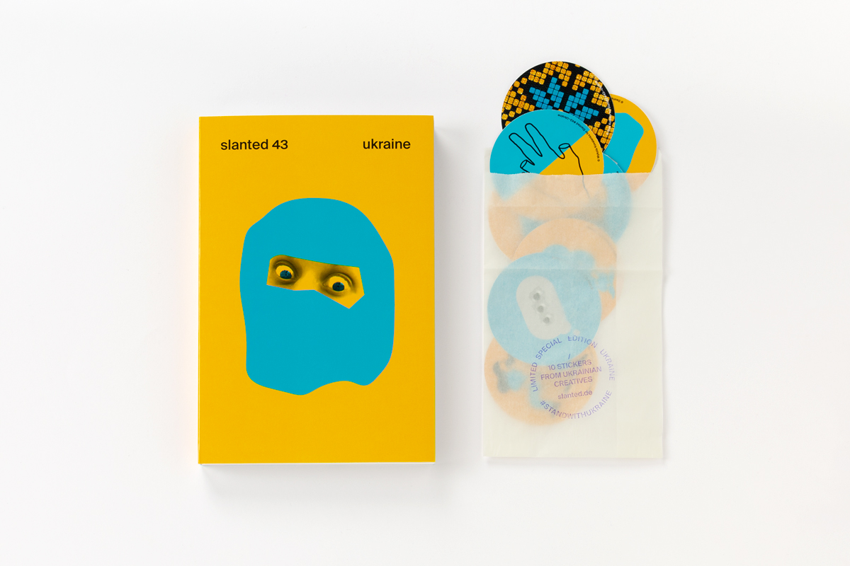 slanted-magazine-43-ukraine-sticker-set-magazin-design image 1