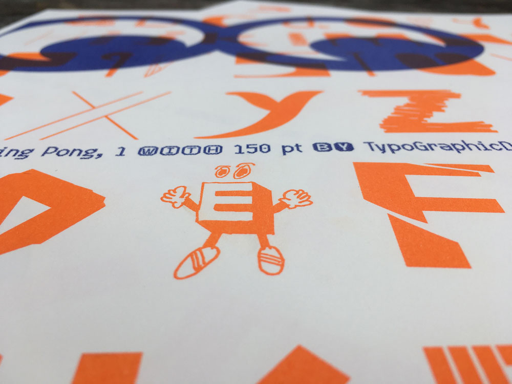 slanted-typo-ping-pong-1-eyes-typo-poster-riso-print image 3